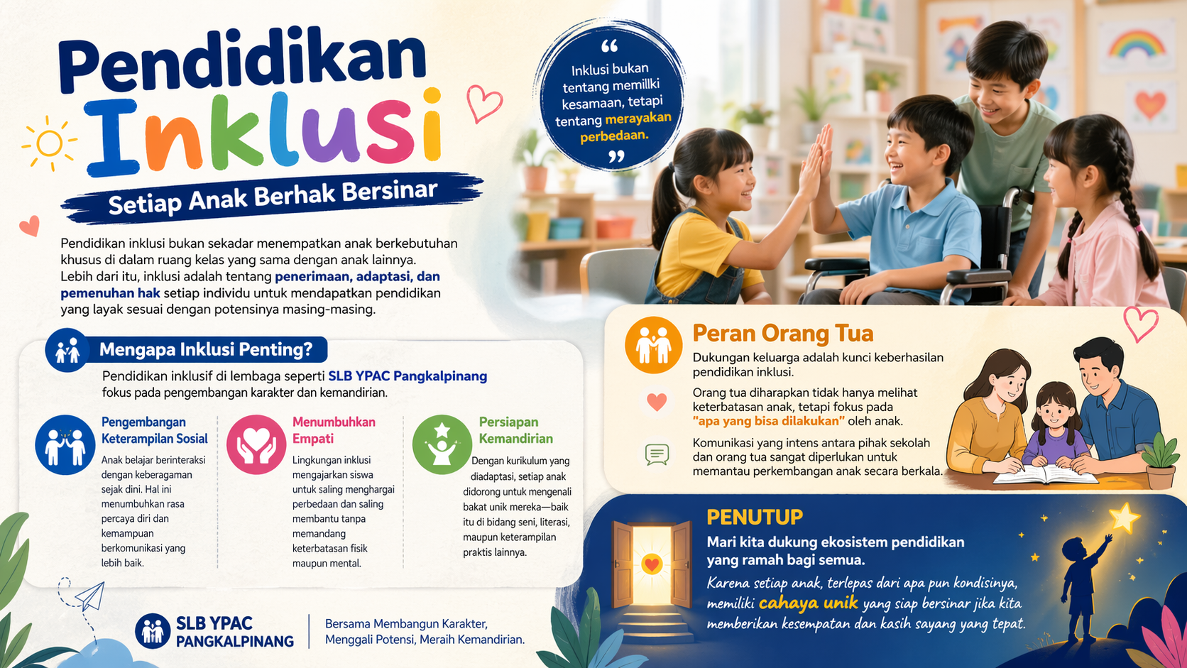 Peran Pendidikan Inklusi Pada Anak